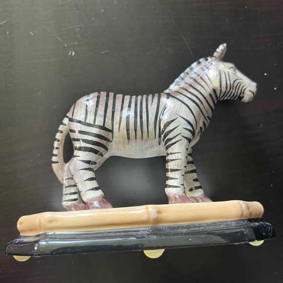 Rare 2002 Raymond Waites Empire Zebra Figure Certified International Collection - Picture 2 of 9